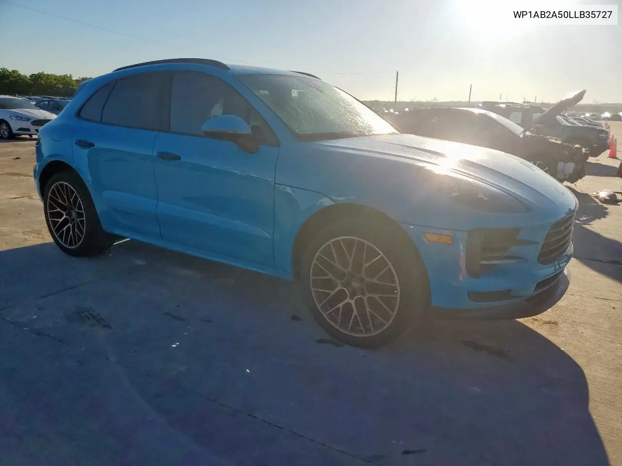 2020 Porsche Macan S VIN: WP1AB2A50LLB35727 Lot: 54169925