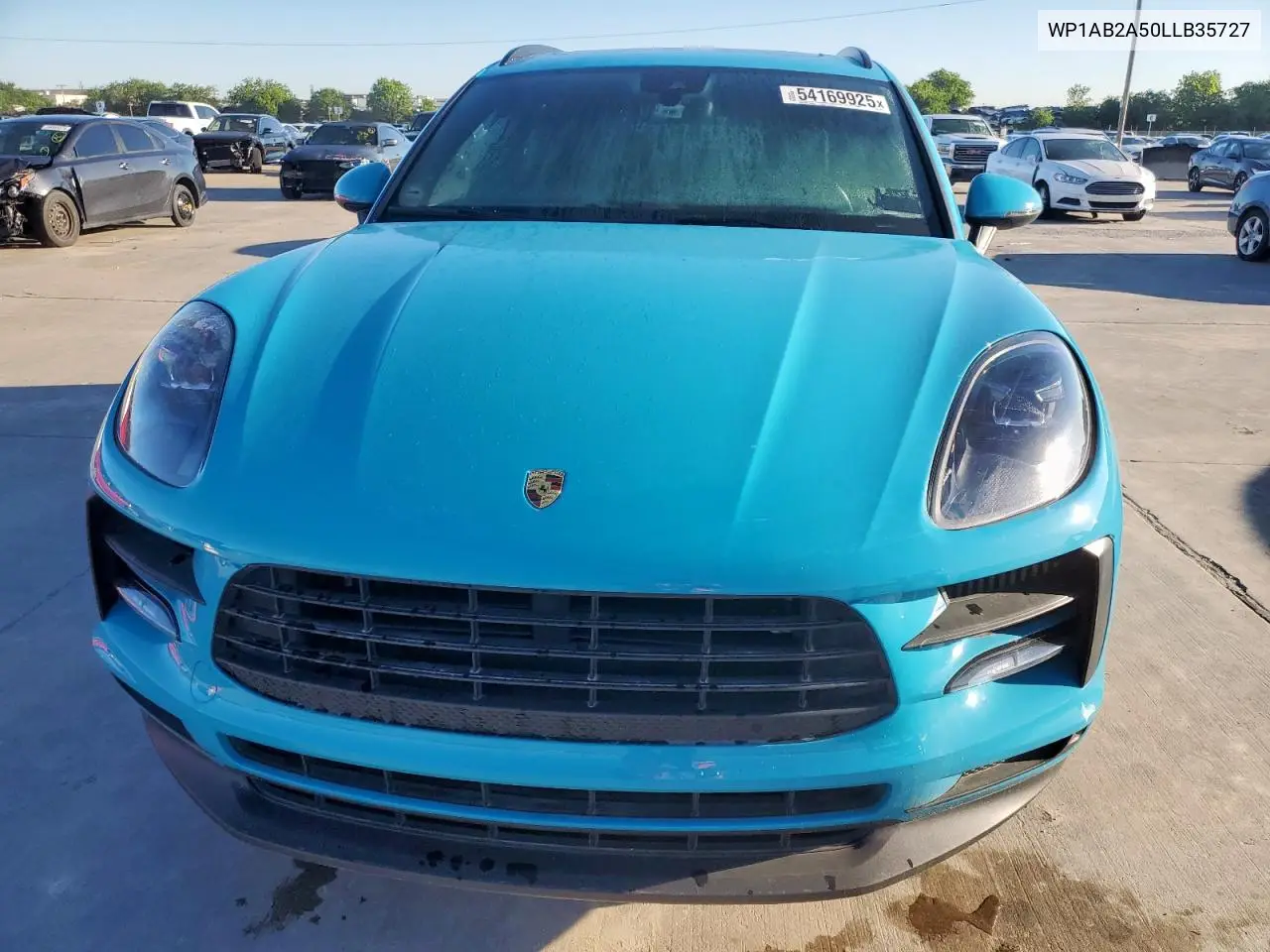 2020 Porsche Macan S VIN: WP1AB2A50LLB35727 Lot: 54169925