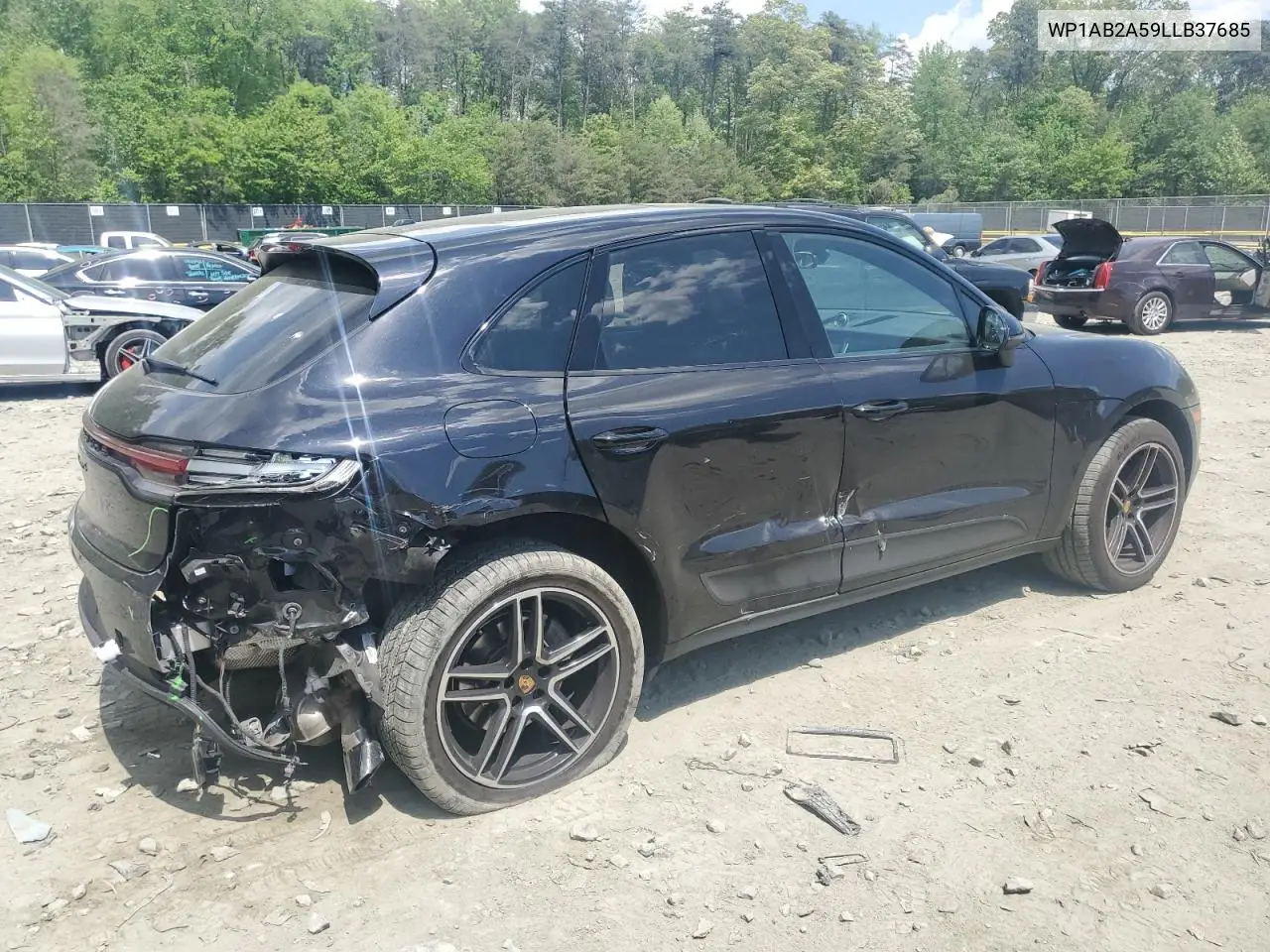 2020 Porsche Macan S VIN: WP1AB2A59LLB37685 Lot: 55176815