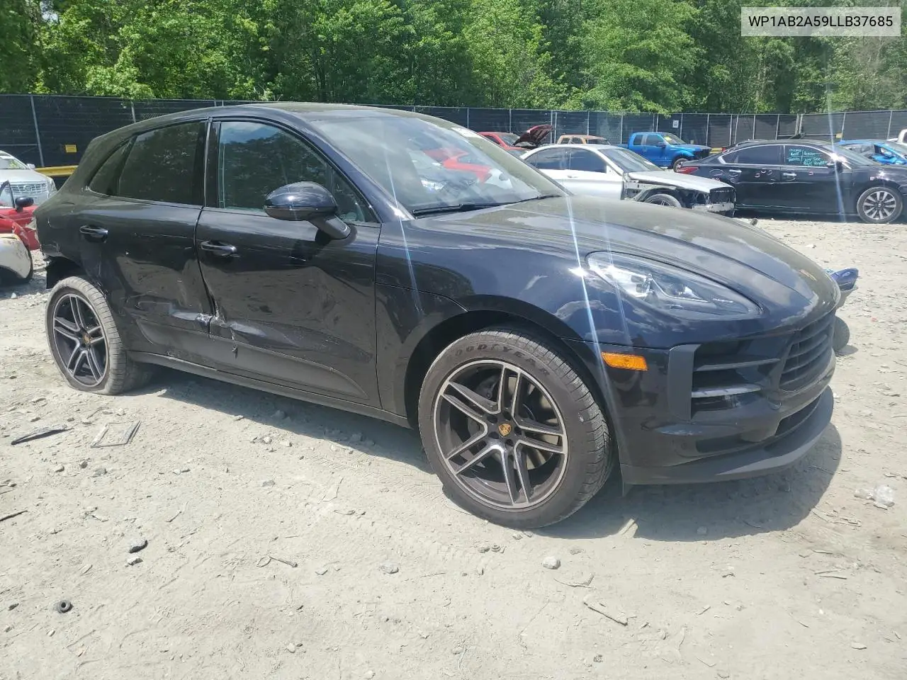 2020 Porsche Macan S VIN: WP1AB2A59LLB37685 Lot: 55176815