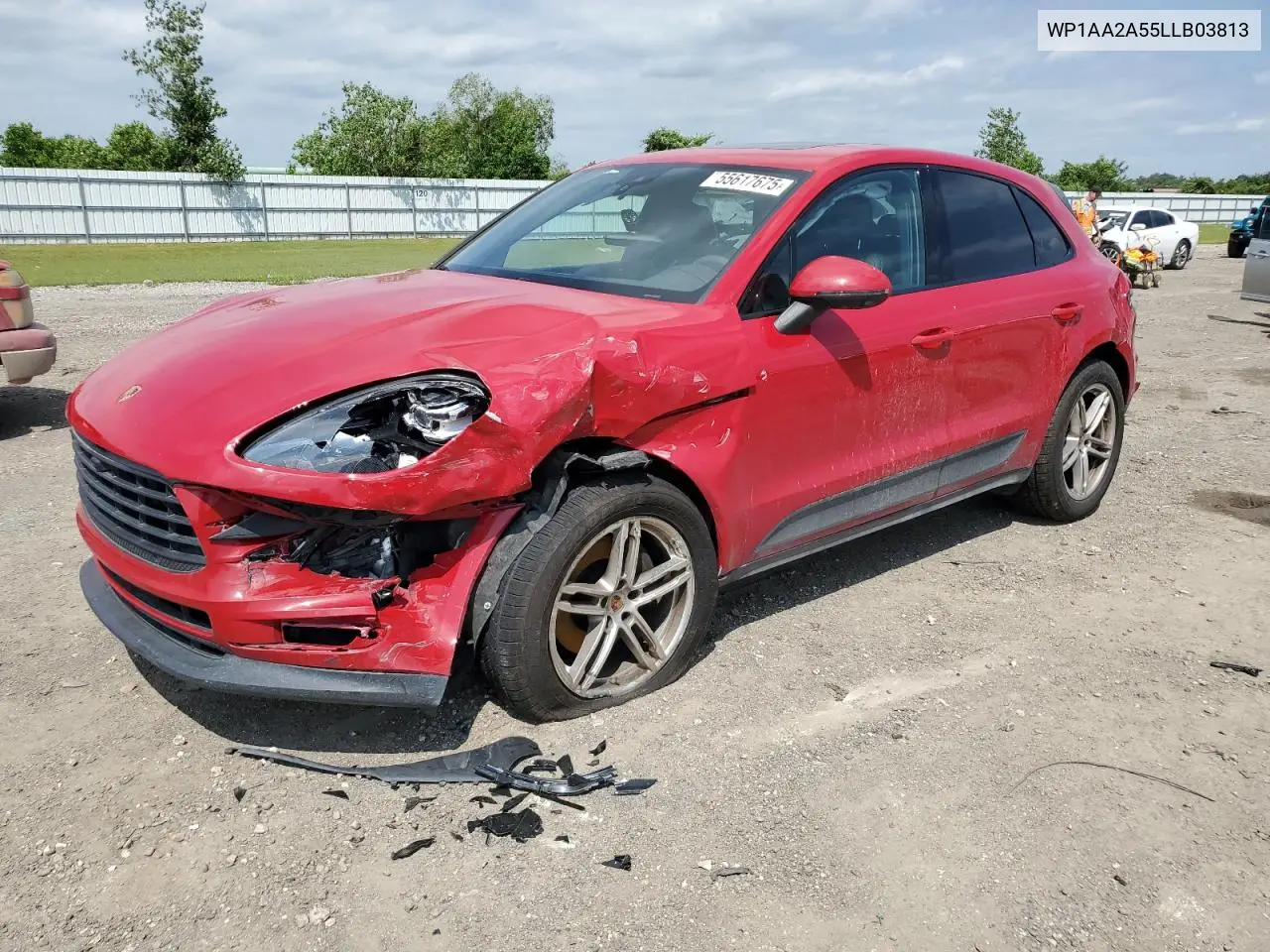 2020 Porsche Macan VIN: WP1AA2A55LLB03813 Lot: 55617675