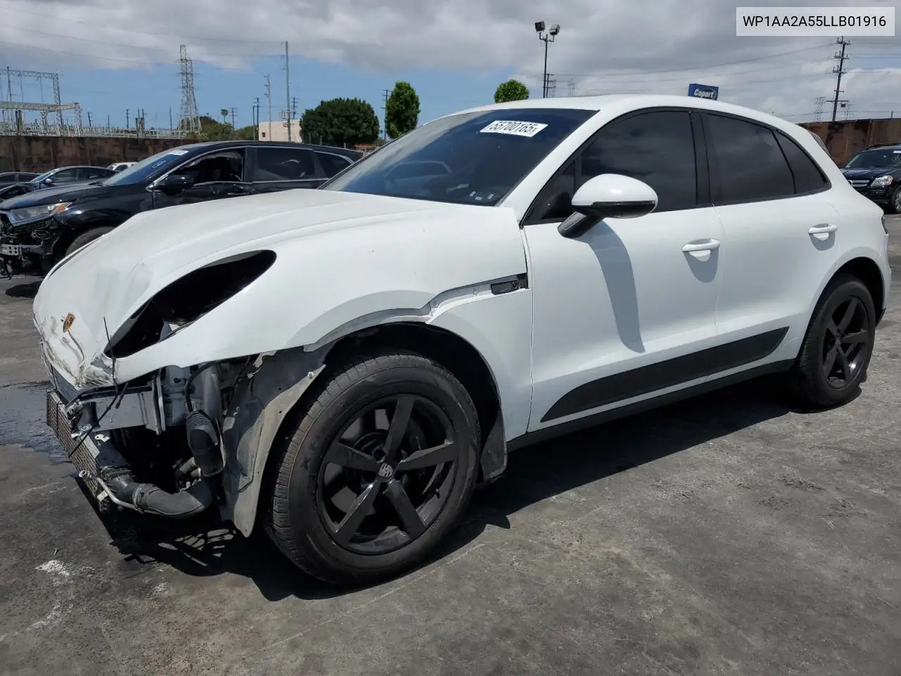 2020 Porsche Macan VIN: WP1AA2A55LLB01916 Lot: 55700165