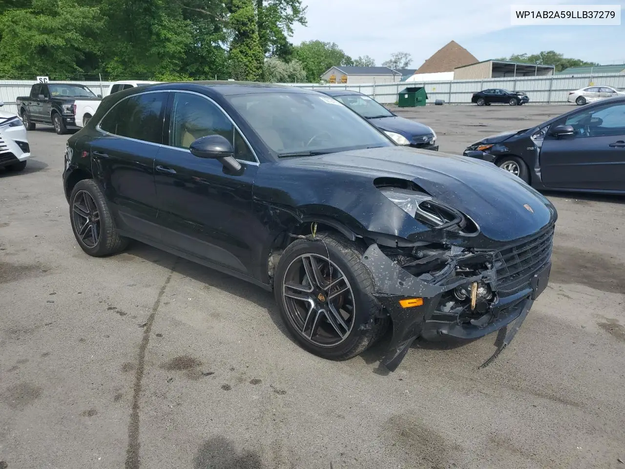 2020 Porsche Macan S VIN: WP1AB2A59LLB37279 Lot: 56124765