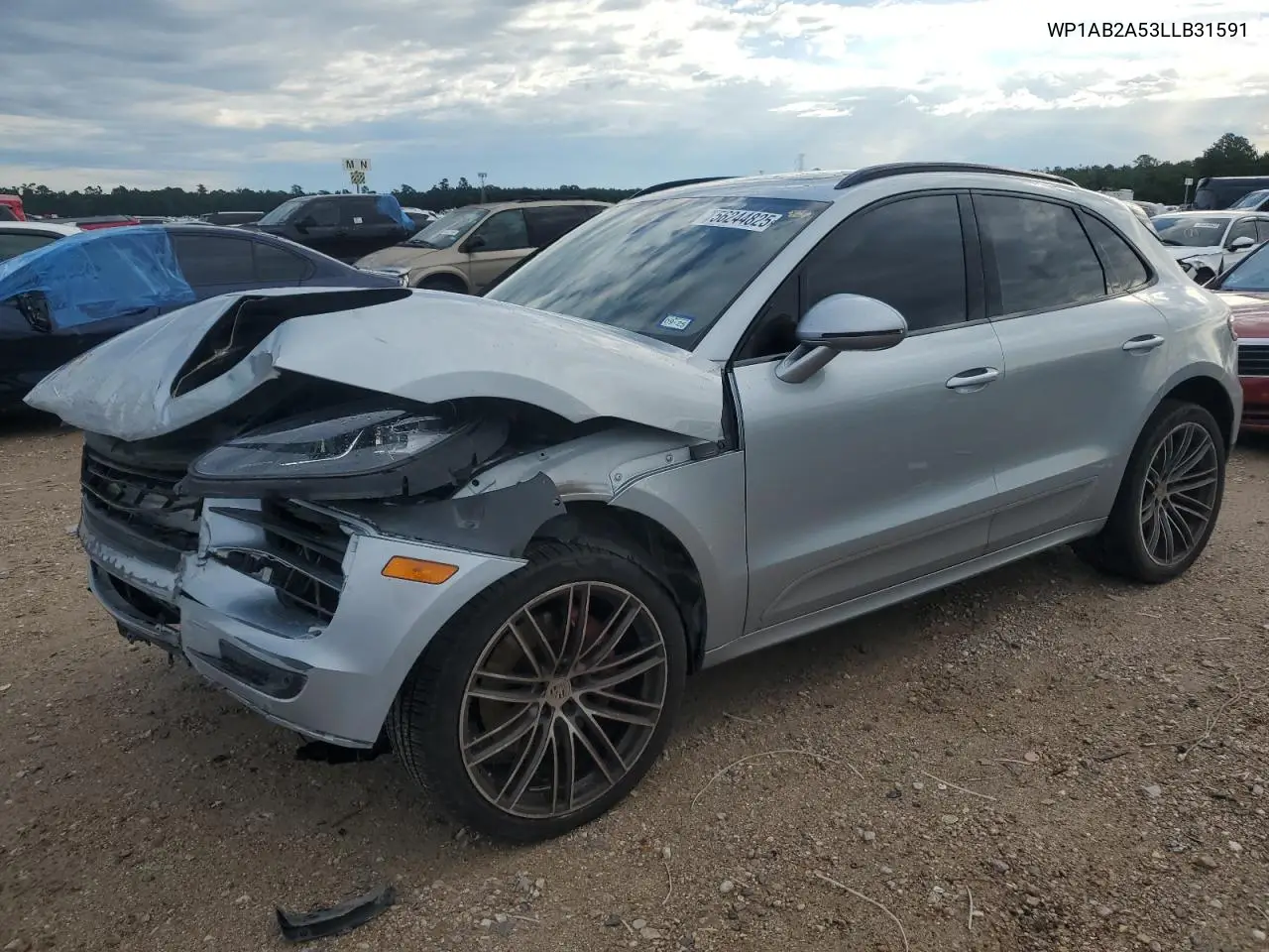 2020 Porsche Macan S VIN: WP1AB2A53LLB31591 Lot: 56244825