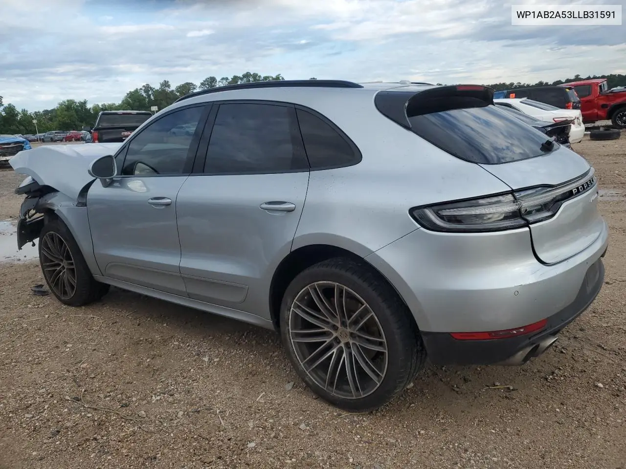 2020 Porsche Macan S VIN: WP1AB2A53LLB31591 Lot: 56244825