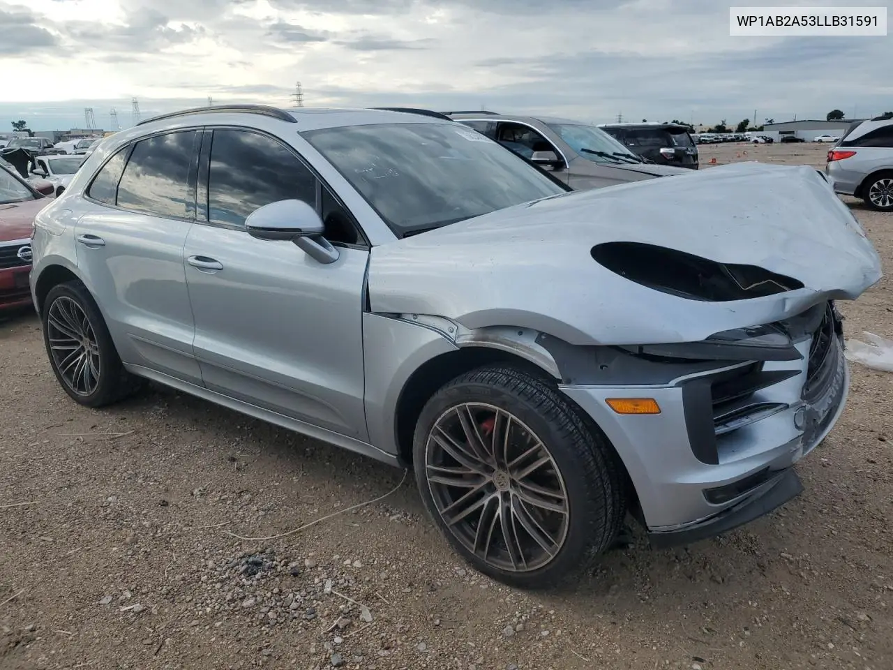 2020 Porsche Macan S VIN: WP1AB2A53LLB31591 Lot: 56244825