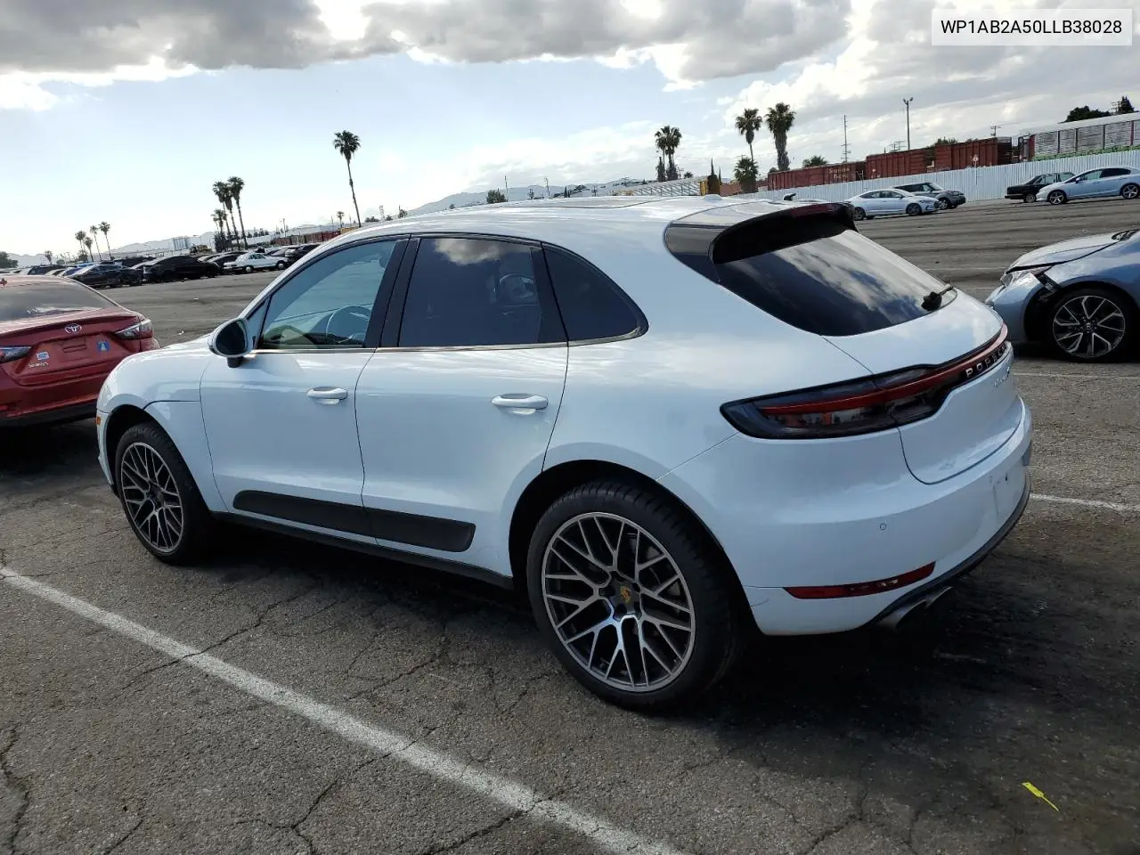 2020 Porsche Macan S VIN: WP1AB2A50LLB38028 Lot: 56374975