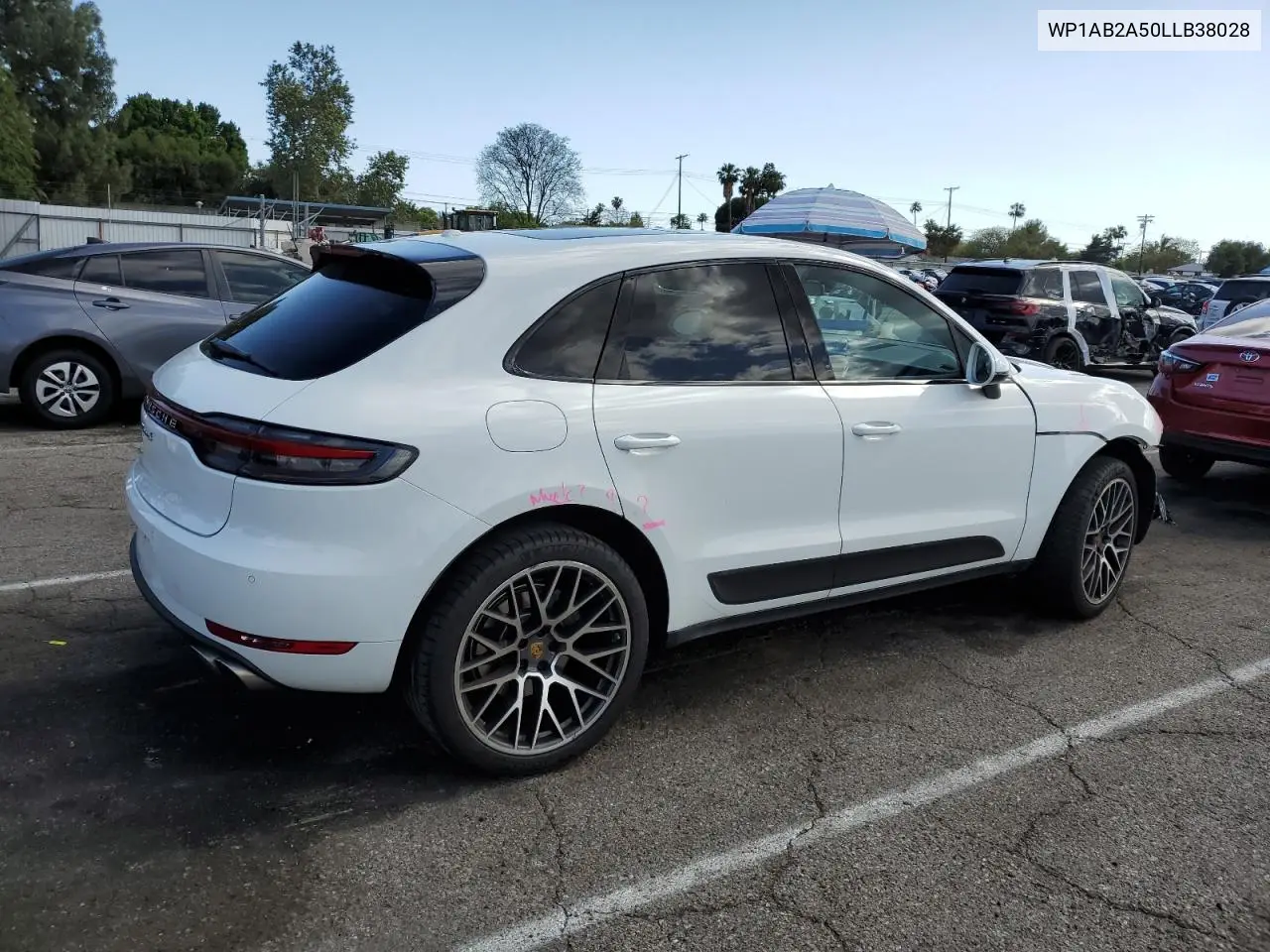 2020 Porsche Macan S VIN: WP1AB2A50LLB38028 Lot: 56374975