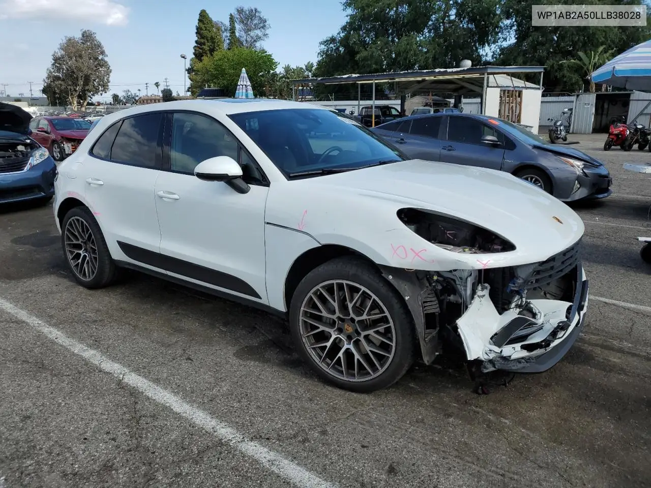 2020 Porsche Macan S VIN: WP1AB2A50LLB38028 Lot: 56374975