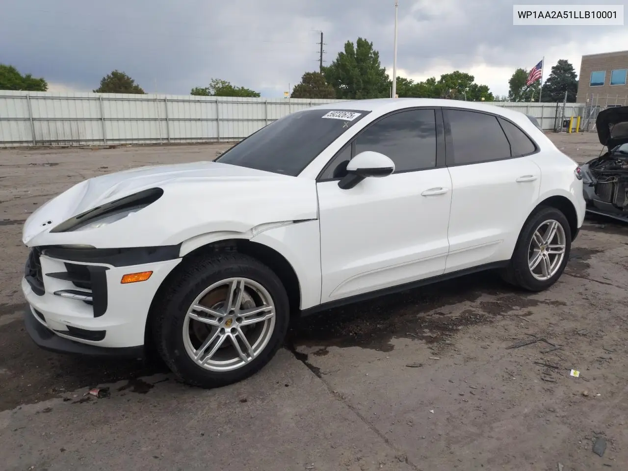 2020 Porsche Macan VIN: WP1AA2A51LLB10001 Lot: 59232675