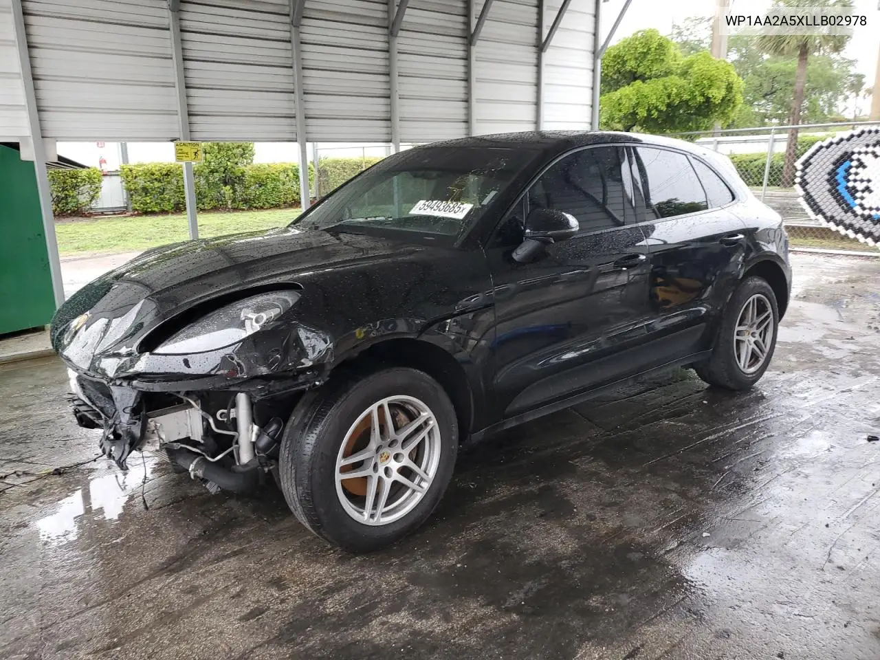 2020 Porsche Macan VIN: WP1AA2A5XLLB02978 Lot: 59493685