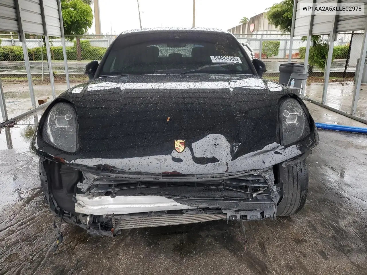 2020 Porsche Macan VIN: WP1AA2A5XLLB02978 Lot: 59493685