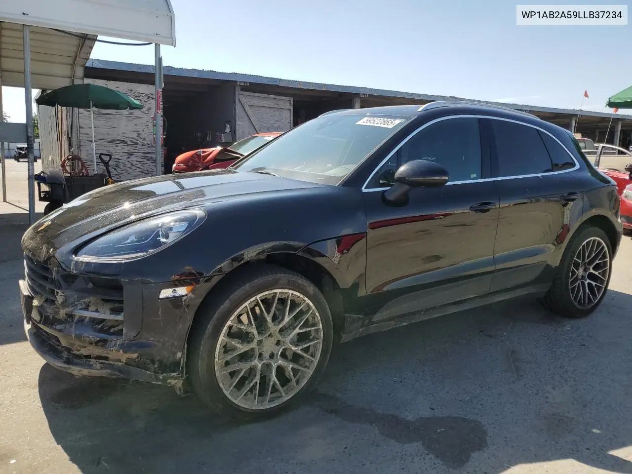 2020 Porsche Macan S VIN: WP1AB2A59LLB37234 Lot: 59522865
