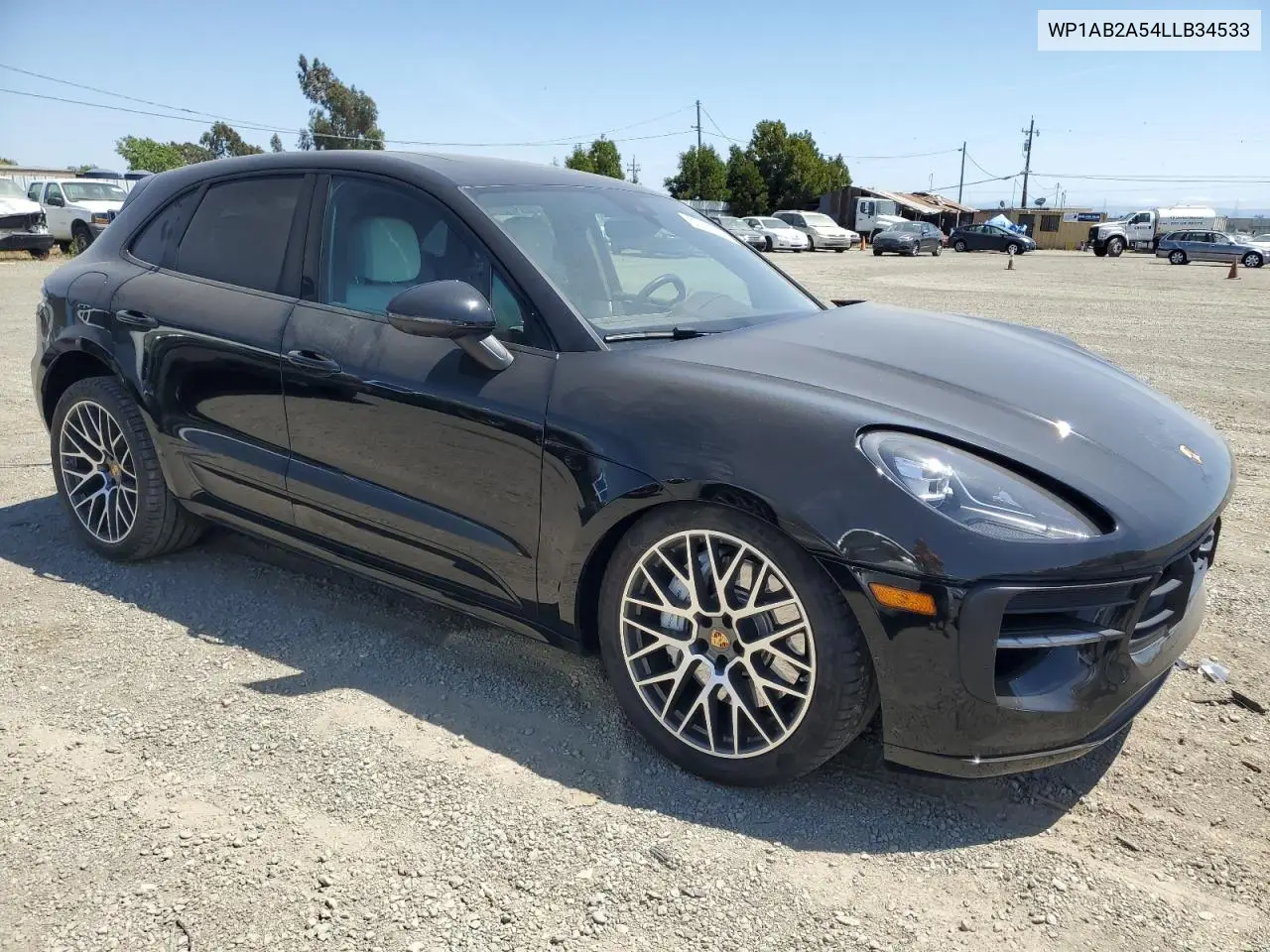 2020 Porsche Macan S VIN: WP1AB2A54LLB34533 Lot: 60100925