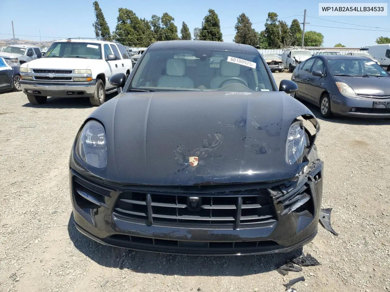 2020 Porsche Macan S VIN: WP1AB2A54LLB34533 Lot: 60100925