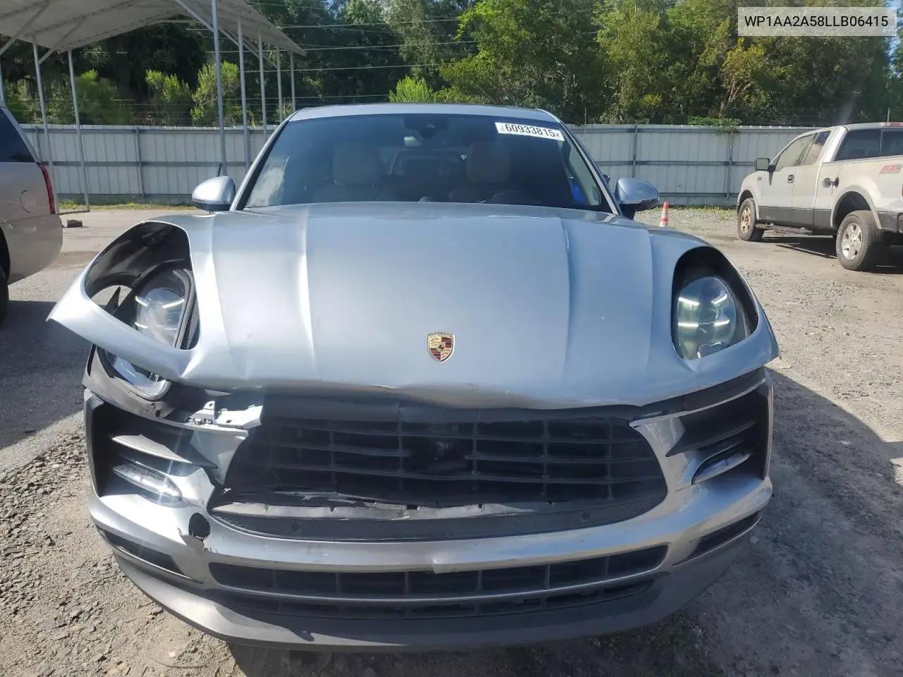 2020 Porsche Macan VIN: WP1AA2A58LLB06415 Lot: 60933815