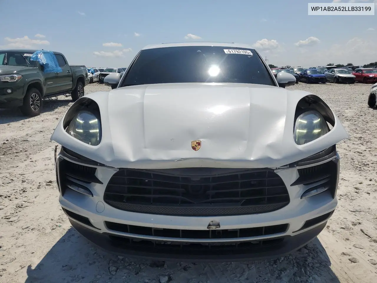 2020 Porsche Macan S VIN: WP1AB2A52LLB33199 Lot: 61792195