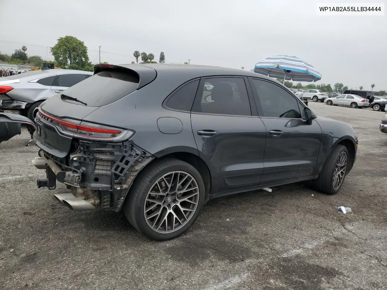 2020 Porsche Macan S VIN: WP1AB2A55LLB34444 Lot: 62323485