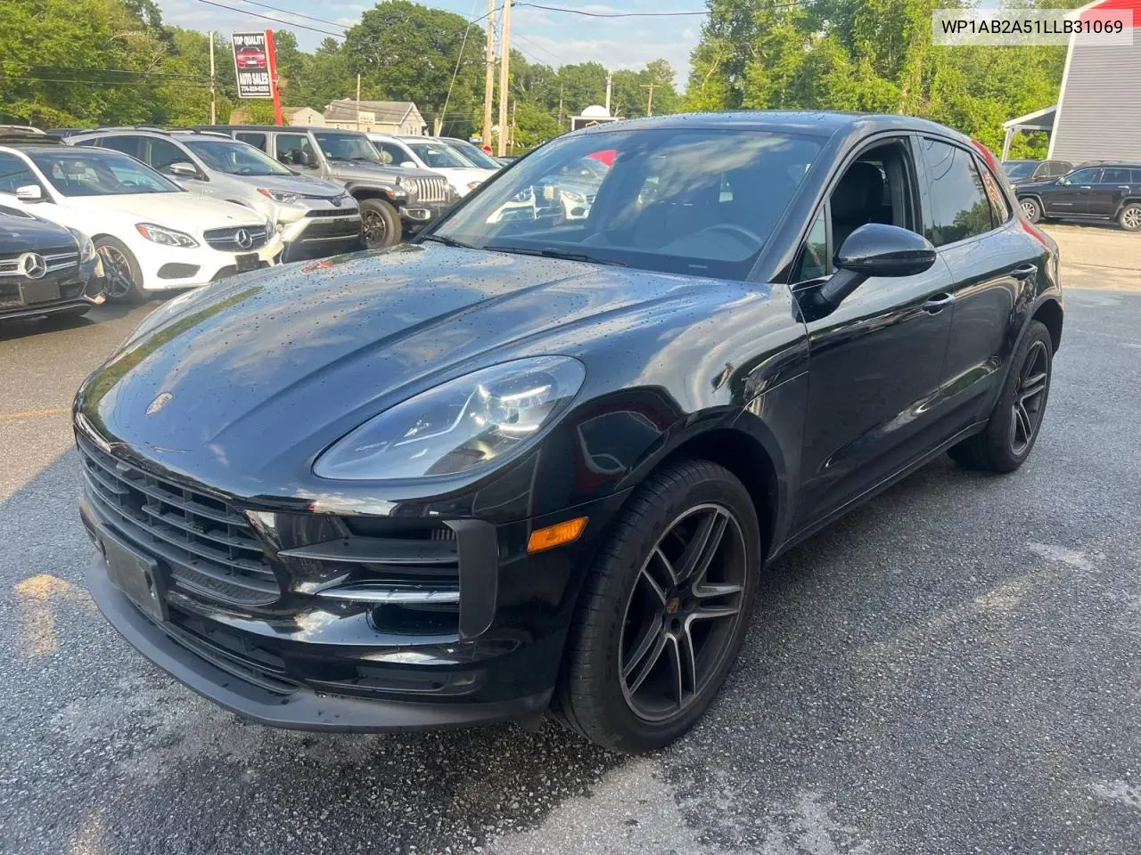 2020 Porsche Macan S VIN: WP1AB2A51LLB31069 Lot: 62879595
