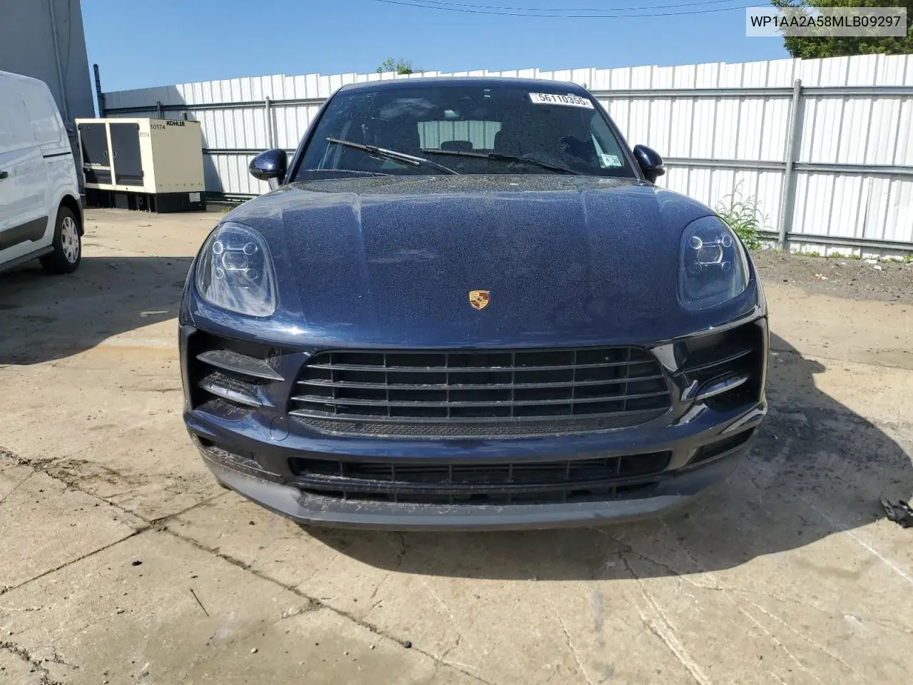 2021 Porsche Macan VIN: WP1AA2A58MLB09297 Lot: 56110355