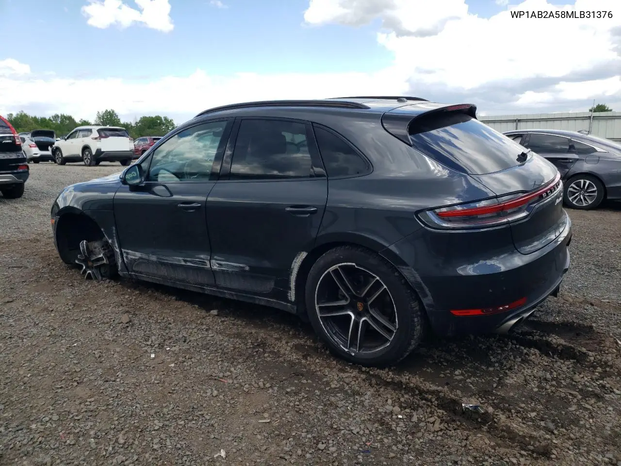 2021 Porsche Macan S VIN: WP1AB2A58MLB31376 Lot: 56182385
