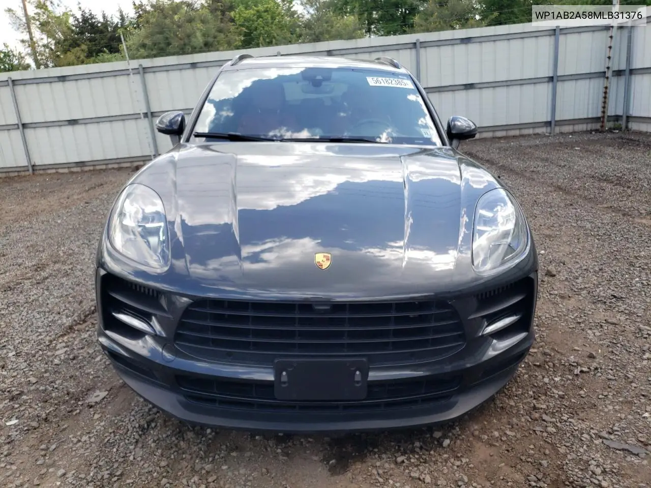 2021 Porsche Macan S VIN: WP1AB2A58MLB31376 Lot: 56182385