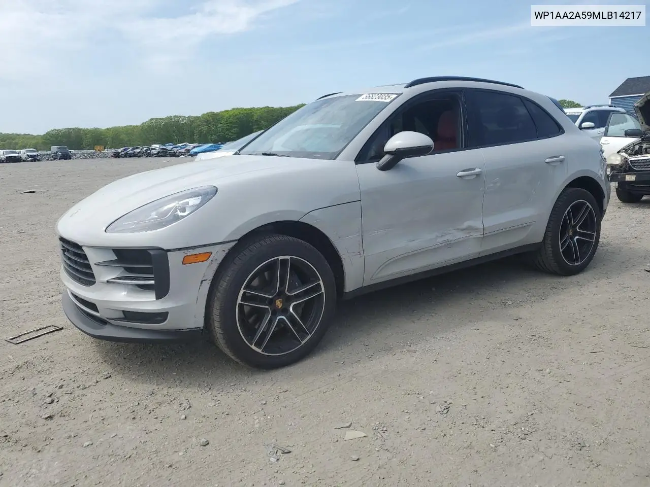 2021 Porsche Macan VIN: WP1AA2A59MLB14217 Lot: 56823035
