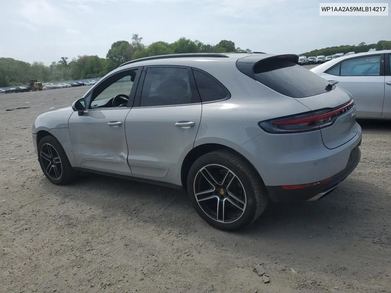 2021 Porsche Macan VIN: WP1AA2A59MLB14217 Lot: 56823035