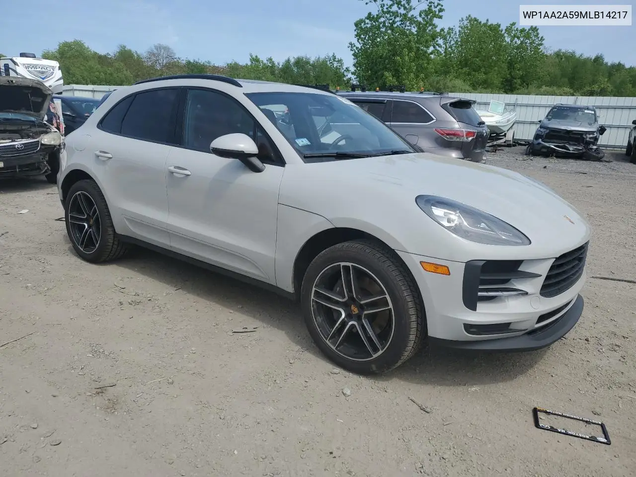 2021 Porsche Macan VIN: WP1AA2A59MLB14217 Lot: 56823035