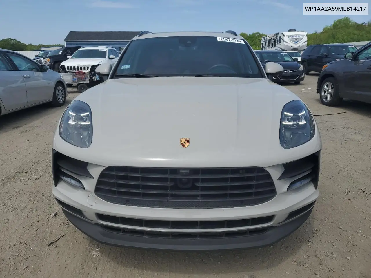 2021 Porsche Macan VIN: WP1AA2A59MLB14217 Lot: 56823035