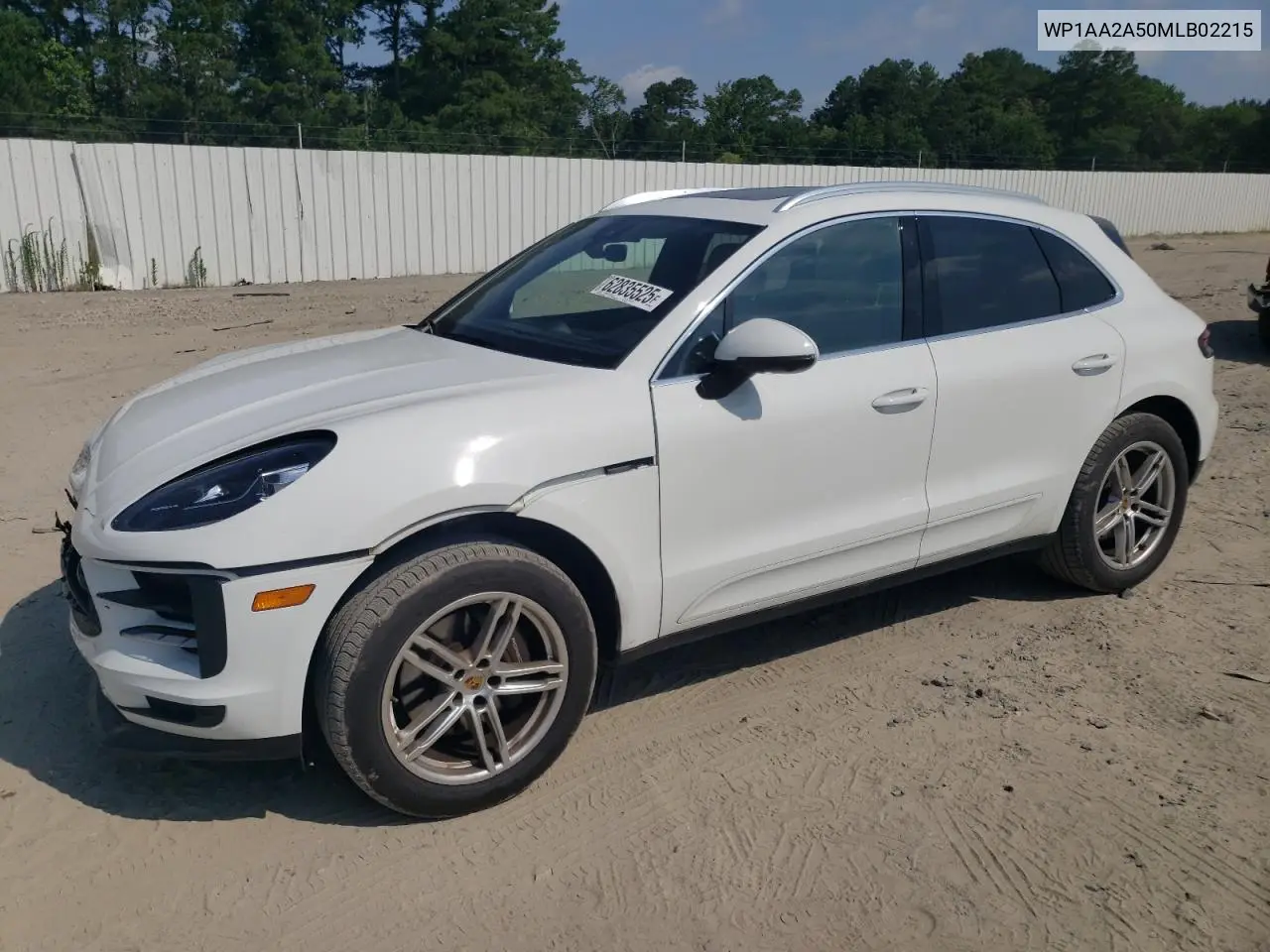 2021 Porsche Macan VIN: WP1AA2A50MLB02215 Lot: 62835525