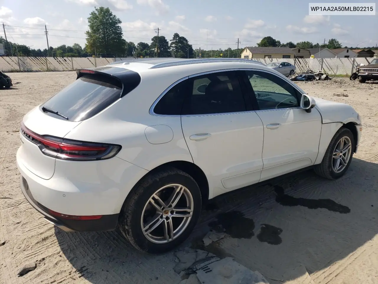 2021 Porsche Macan VIN: WP1AA2A50MLB02215 Lot: 62835525