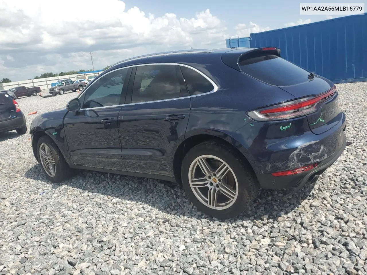 2021 Porsche Macan VIN: WP1AA2A56MLB16779 Lot: 62978645