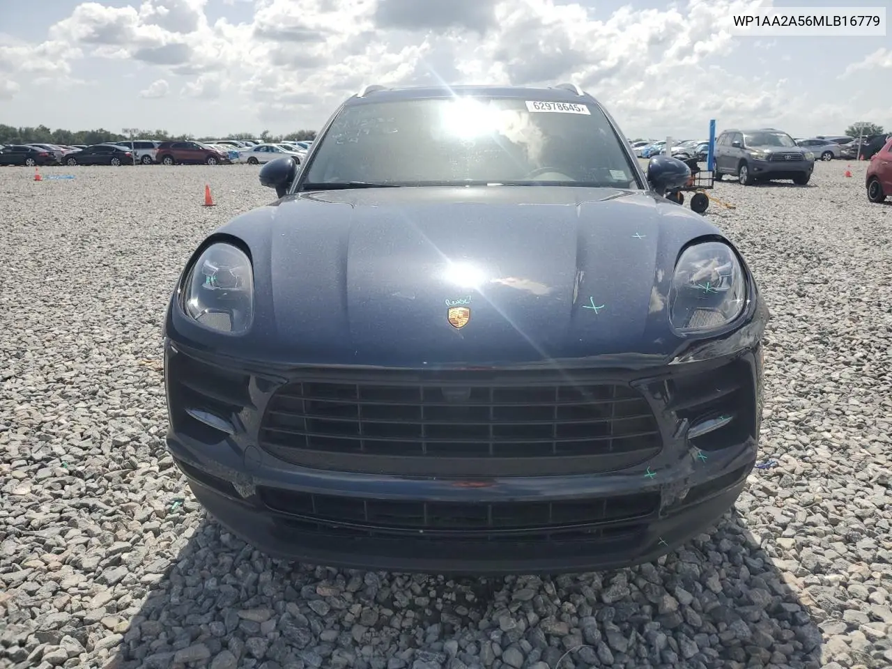 2021 Porsche Macan VIN: WP1AA2A56MLB16779 Lot: 62978645