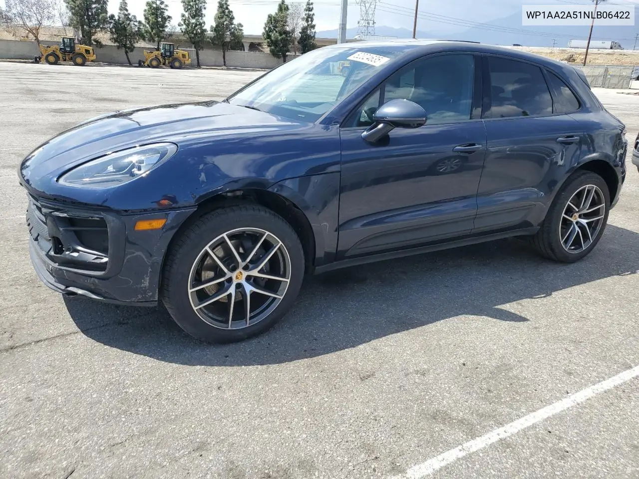 2022 Porsche Macan VIN: WP1AA2A51NLB06422 Lot: 52024635