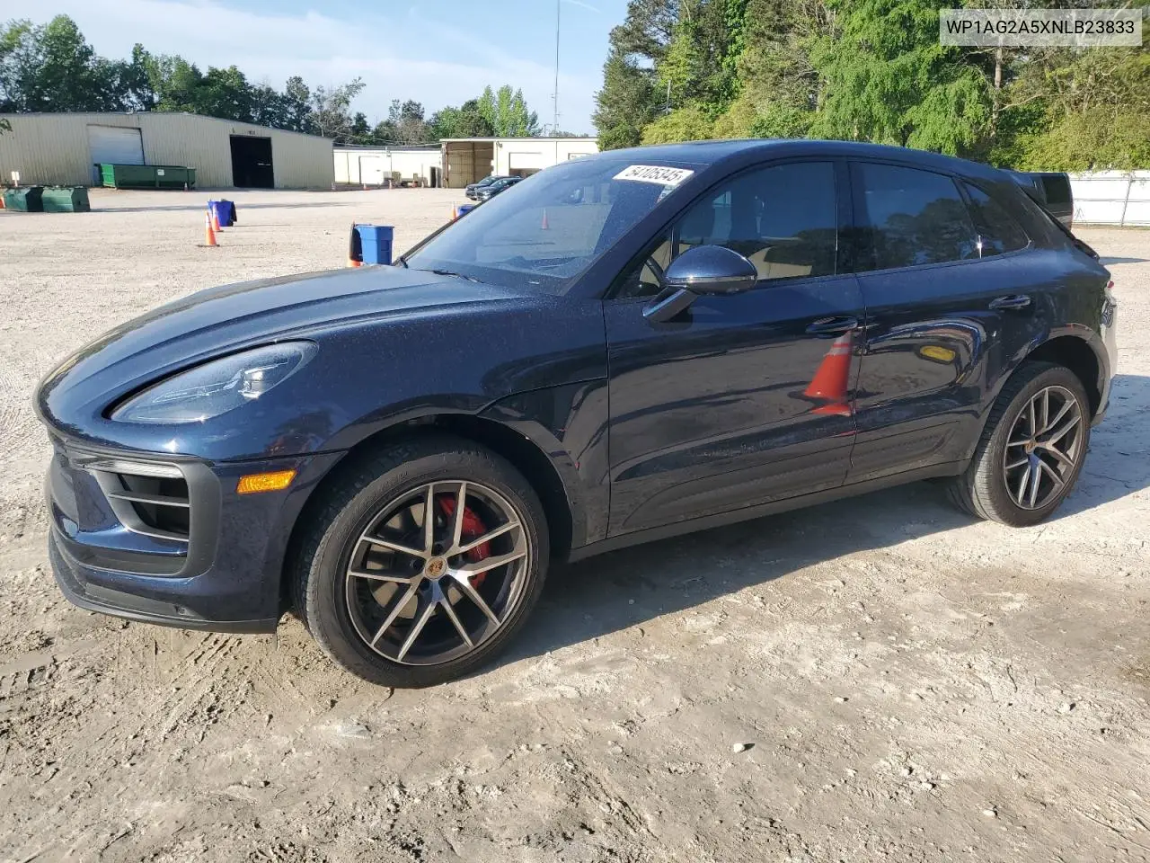 2022 Porsche Macan S VIN: WP1AG2A5XNLB23833 Lot: 54105345