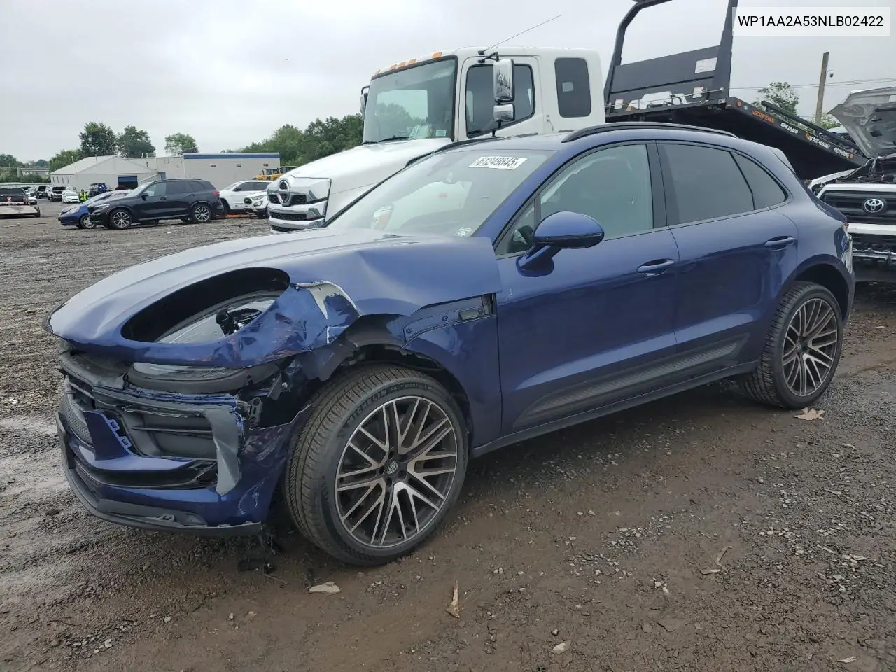 2022 Porsche Macan VIN: WP1AA2A53NLB02422 Lot: 61249845