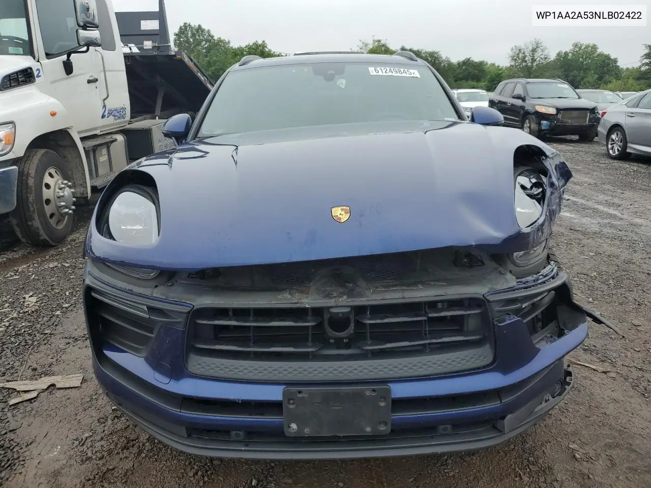 2022 Porsche Macan VIN: WP1AA2A53NLB02422 Lot: 61249845