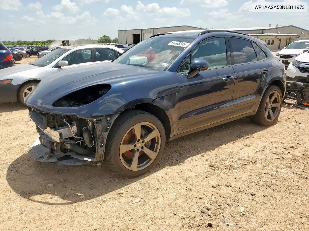 2022 Porsche Macan VIN: WP1AA2A58NLB11973 Lot: 61865235