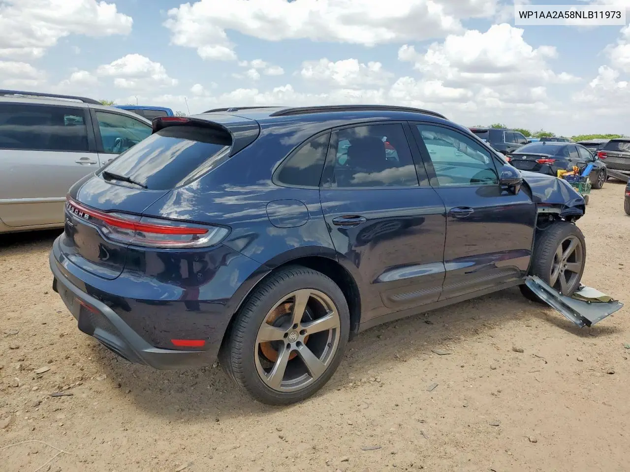 2022 Porsche Macan VIN: WP1AA2A58NLB11973 Lot: 61865235