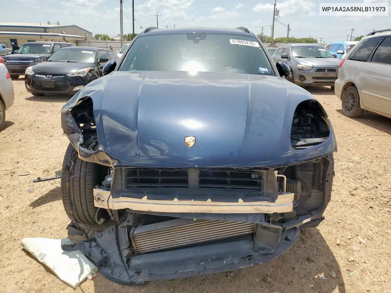 2022 Porsche Macan VIN: WP1AA2A58NLB11973 Lot: 61865235