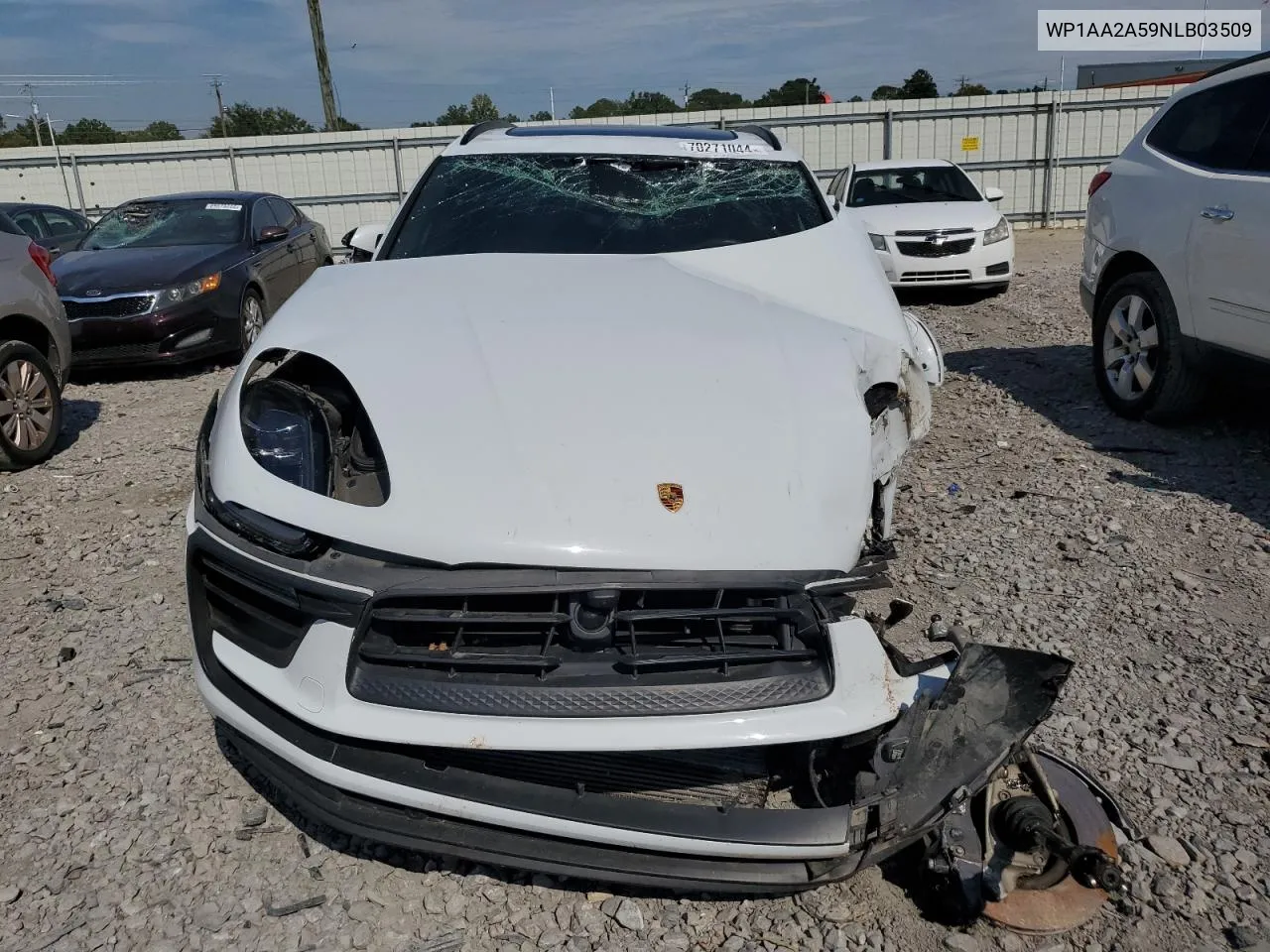 2022 Porsche Macan VIN: WP1AA2A59NLB03509 Lot: 70271044