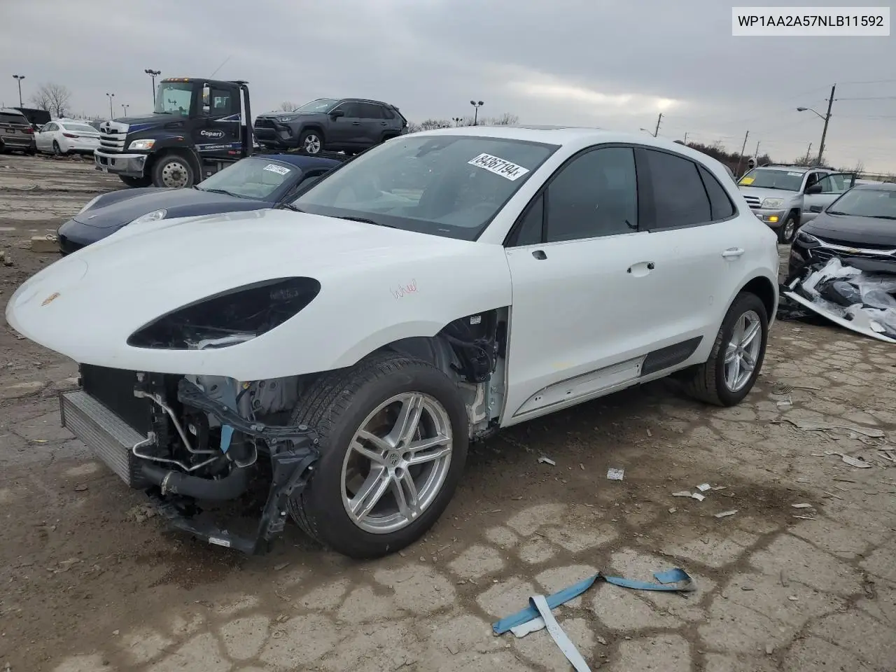2022 Porsche Macan VIN: WP1AA2A57NLB11592 Lot: 84367194