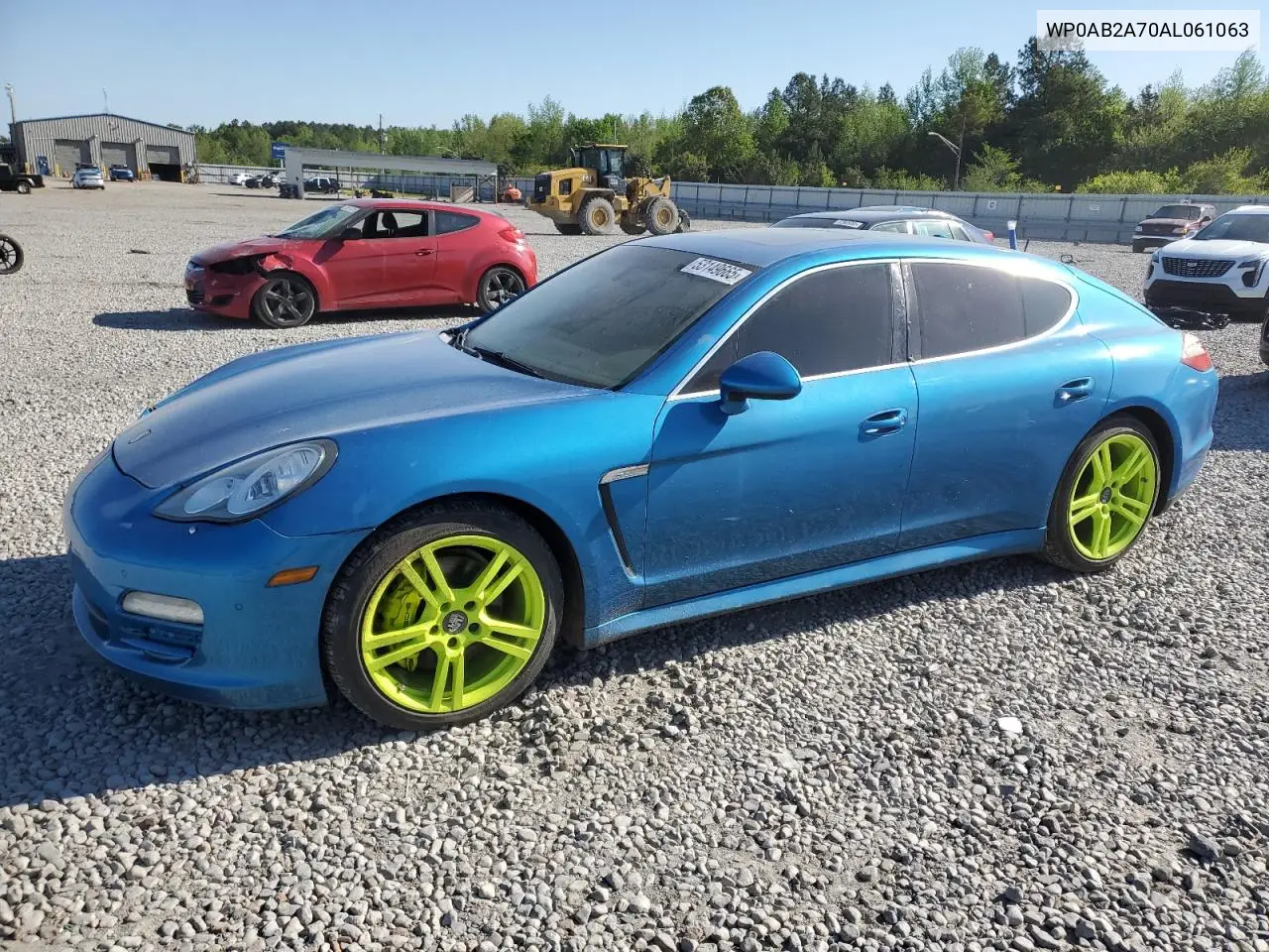 2010 Porsche Panamera S VIN: WP0AB2A70AL061063 Lot: 53149665
