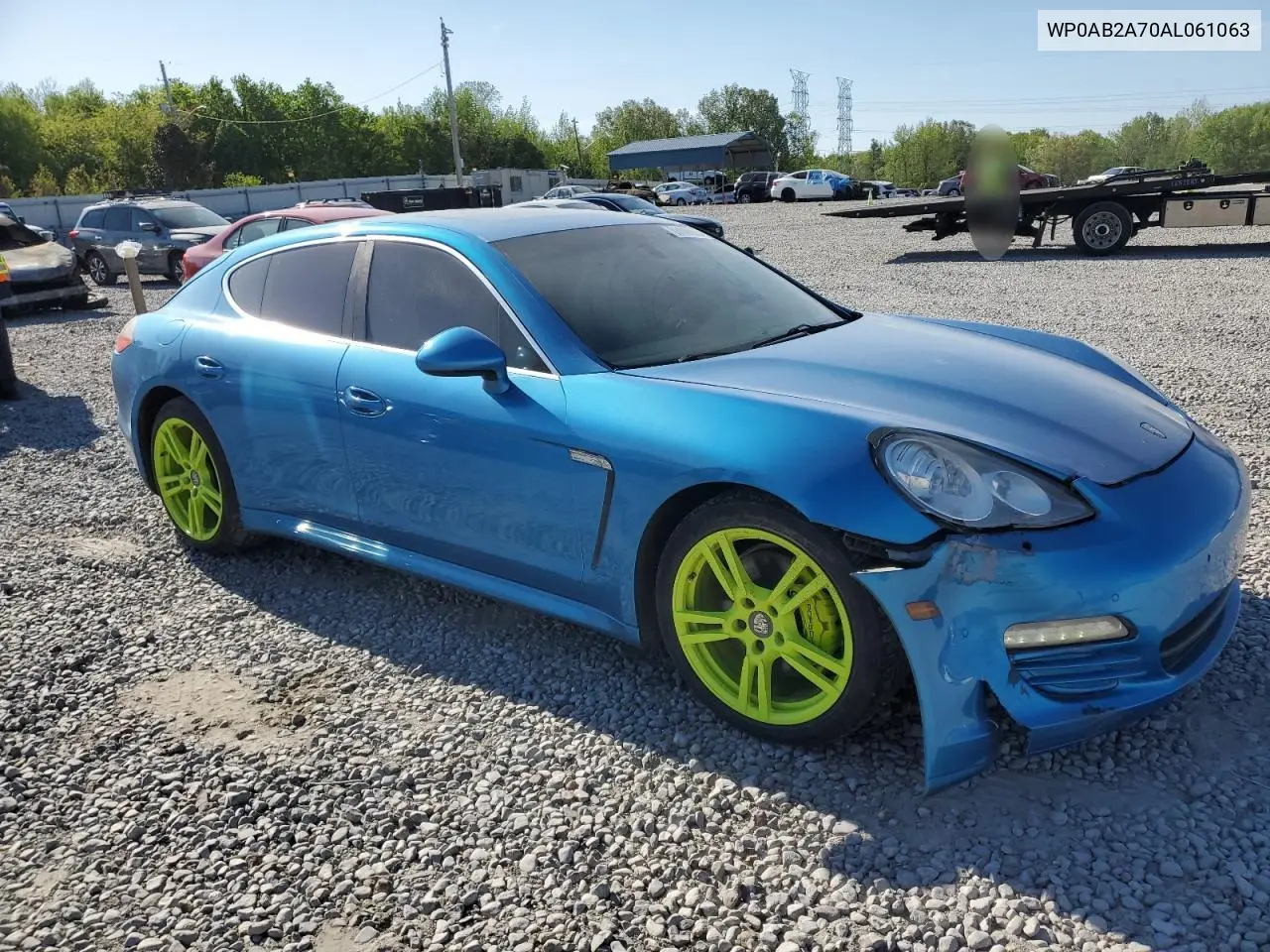 2010 Porsche Panamera S VIN: WP0AB2A70AL061063 Lot: 53149665