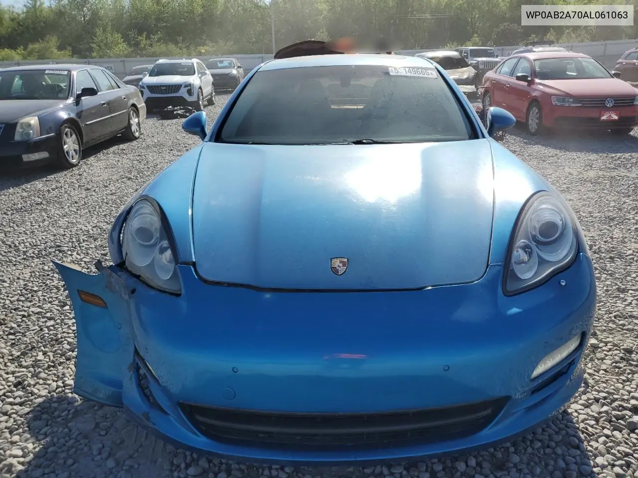 2010 Porsche Panamera S VIN: WP0AB2A70AL061063 Lot: 53149665