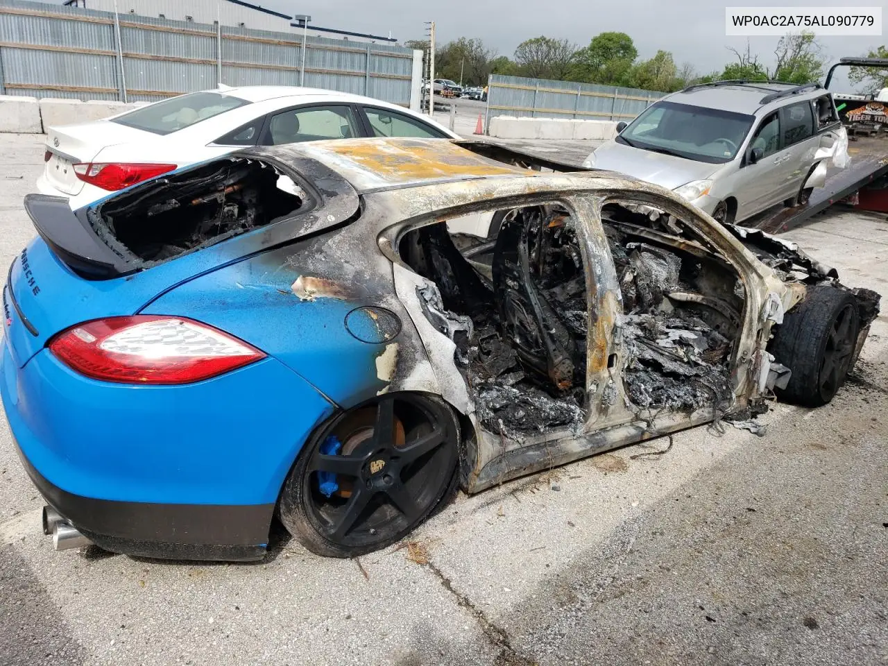 2010 Porsche Panamera Turbo VIN: WP0AC2A75AL090779 Lot: 54845605