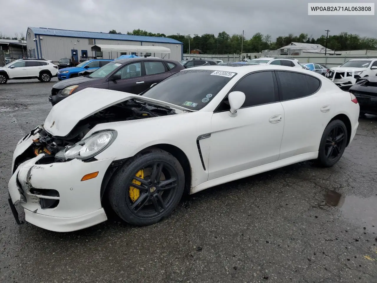 2010 Porsche Panamera S VIN: WP0AB2A71AL063808 Lot: 56120525