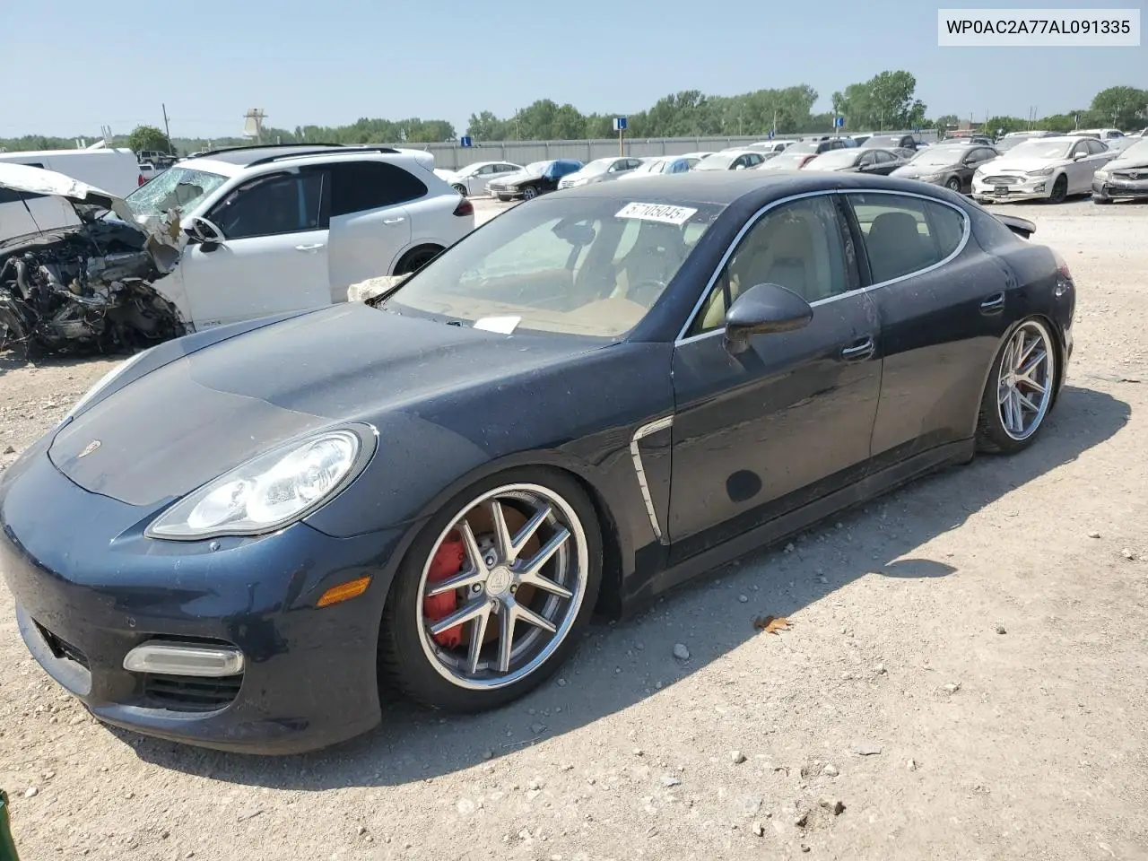 2010 Porsche Panamera Turbo VIN: WP0AC2A77AL091335 Lot: 57105045