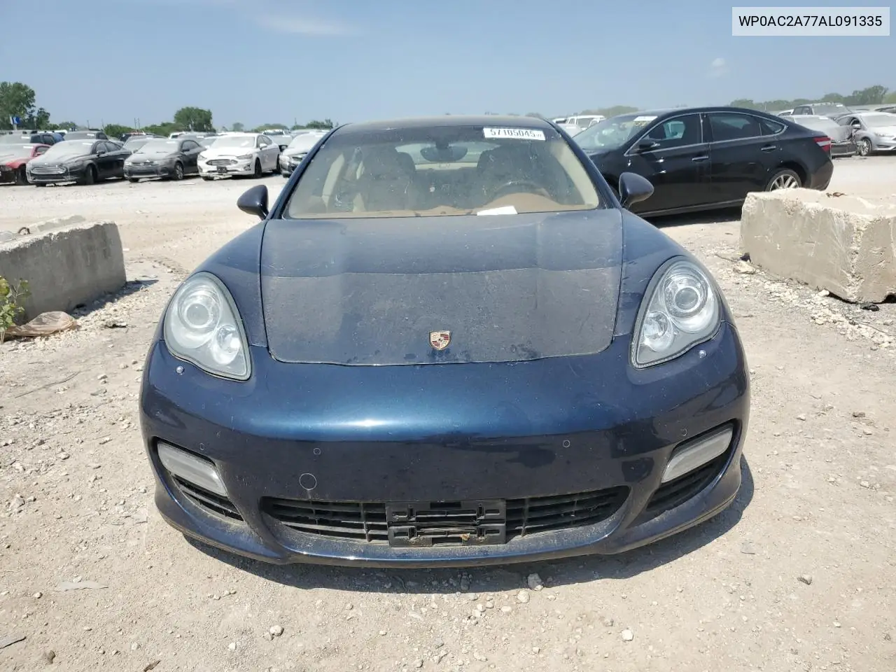 2010 Porsche Panamera Turbo VIN: WP0AC2A77AL091335 Lot: 57105045